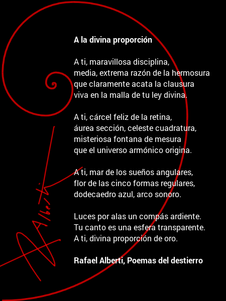 Rafael Alberti, A la divina proporción