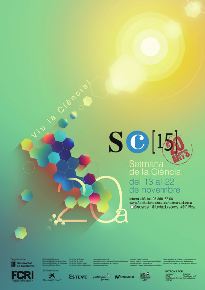 Cartell guanyador de la 20a edició de la Setmana de la Ciència