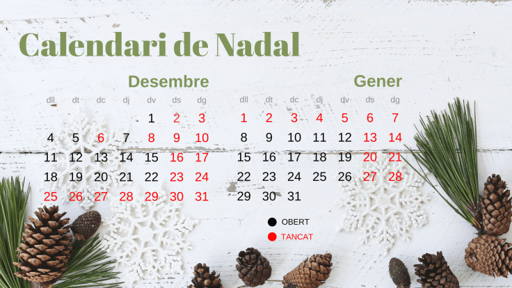 Calendari de Nadal Calendari de Nadal