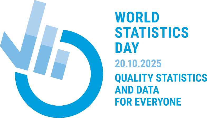 Logotip del Dia Mundial de l'Estadística 2025